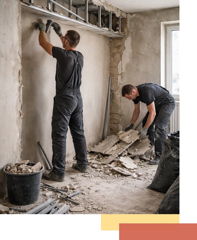 Демонтаж короба из гипсокартона в Канске быстро и аккуратно