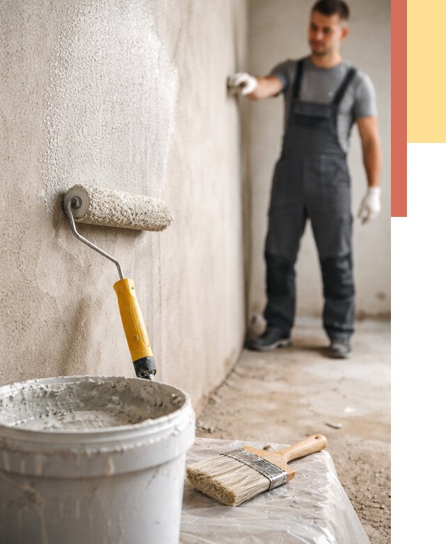 Нанесение бетоноконтакта на стены в Канске от 4590 руб. быстро и недорого | ОТДЕЛОЧНИК-Кнс