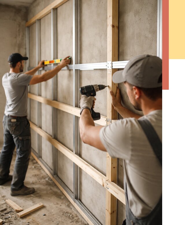 Устройство обрешетки под панели в Канске от 2295 руб. — монтаж под ключ | ОТДЕЛОЧНИК-Кнс