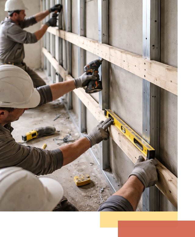 Устройство обрешетки под панели в Канске