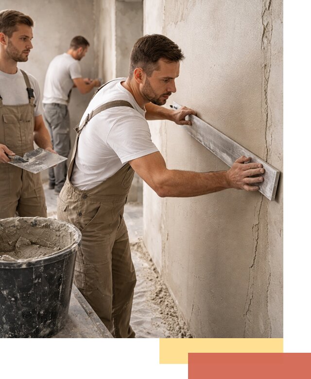 Штукатурка стен без маяков в Канске быстро и качественно