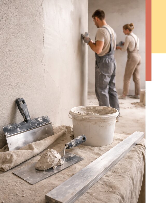 Штукатурка стен гипсовая в Канске от 4918 руб/м2 — быстро и недорого | ОТДЕЛОЧНИК-Кнс