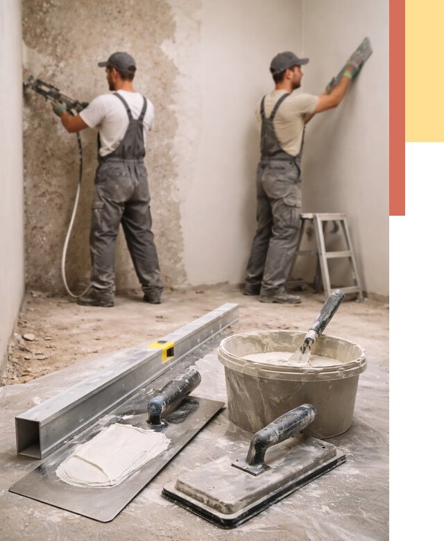 Штукатурка стен под обои в Канске от 4918 руб./м2 — выравнивание под обои | ОТДЕЛОЧНИК-Кнс