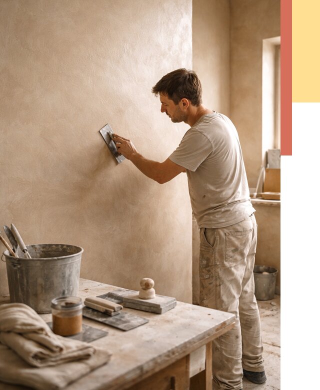 Марокканская штукатурка таделакт в Канске под ключ от 4590 руб. | ОТДЕЛОЧНИК-Кнс