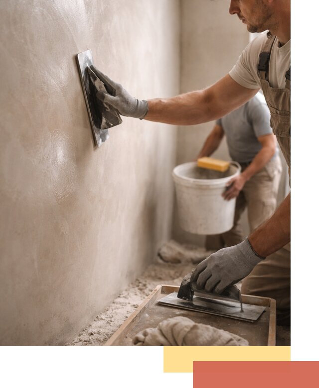 Нанесение марокканской штукатурки таделакт в Канске