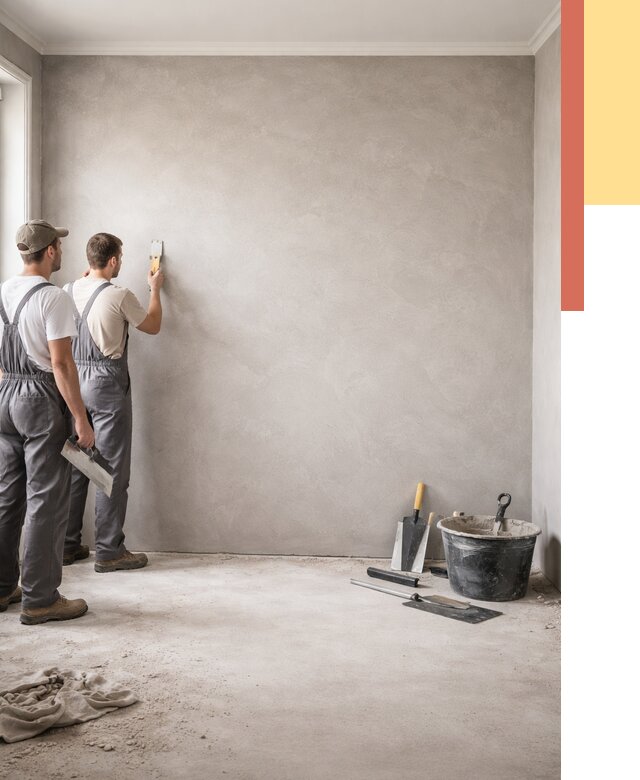 Микробетон на стены в Канске от 1366 руб. — нанесение и отделка | ОТДЕЛОЧНИК-Кнс