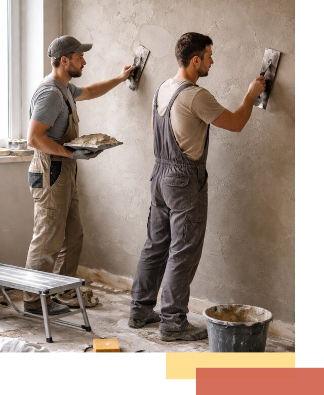 Ремонт декоративной штукатурки и восстановление фактуры в Канске