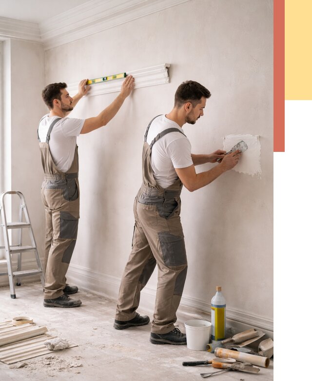 Монтаж лепнины на стены в Канске от 4918 руб. — недорого, быстро | ОТДЕЛОЧНИК-Кнс