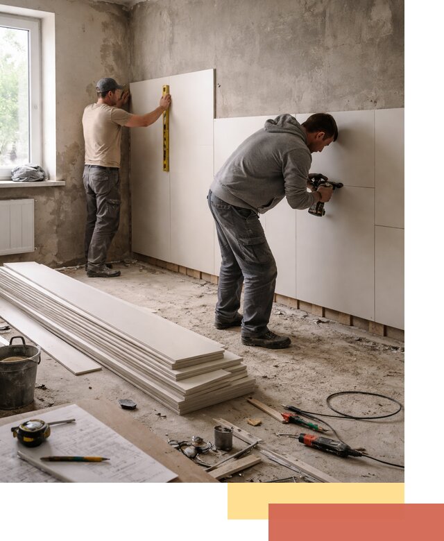 Монтаж ПВХ панелей на стены в Канске качественно и быстро