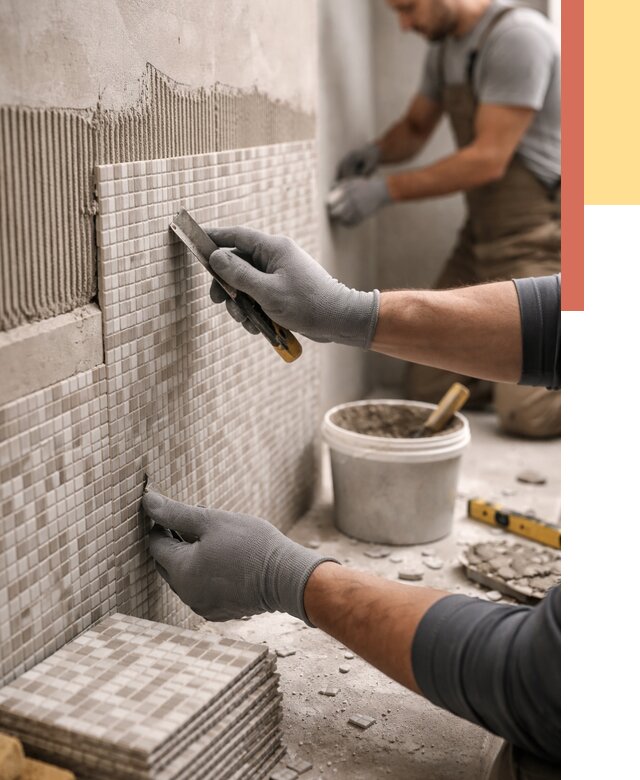 Облицовка стен мозаикой в Канске от 3497 руб/м2 — укладка мозаики на стены | ОТДЕЛОЧНИК-Кнс