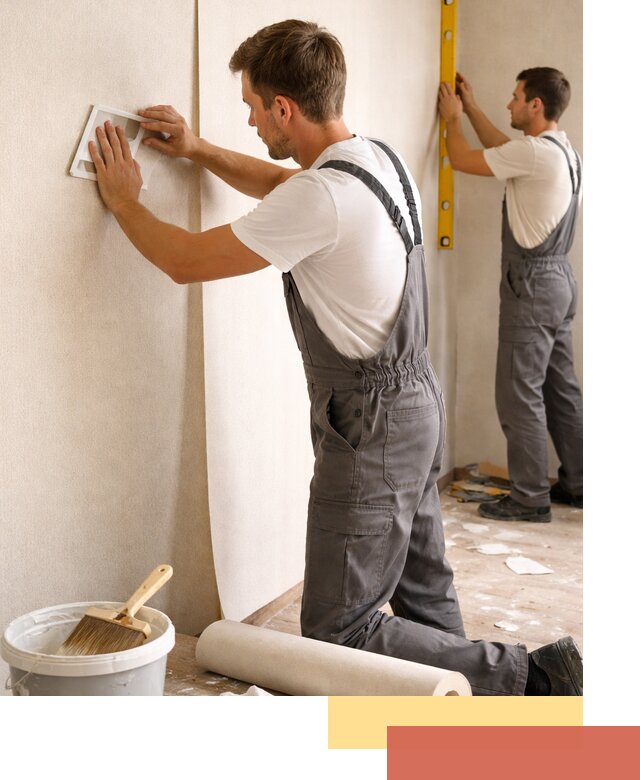 Поклейка бумажных обоев в Канске качественно и недорого