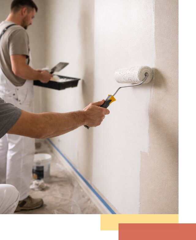 Покраска стен акриловой краской профессионально в Канске