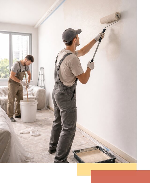 Покраска стен в офисе в Канске — быстрый и качественный ремонт