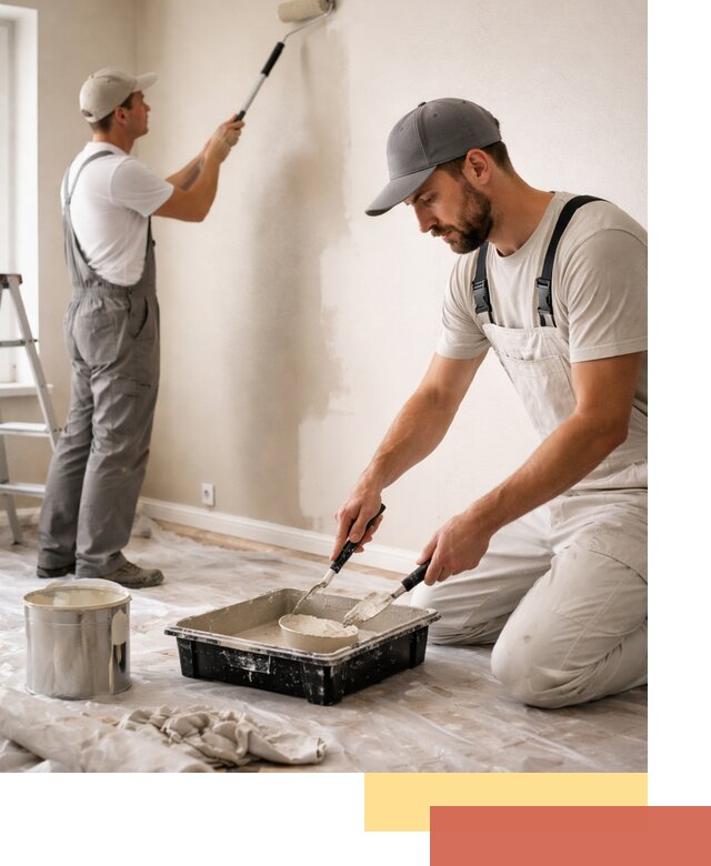 Покраска стен в квартире в Канске — профессионально и аккуратно