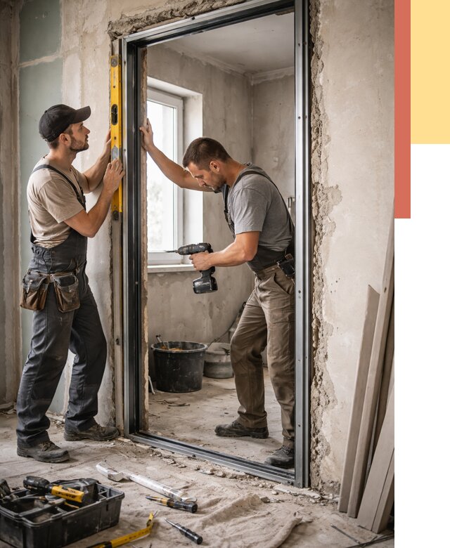 Закладка дверного проема в Канске от 3825 руб. — быстро и недорого | ОТДЕЛОЧНИК-Кнс