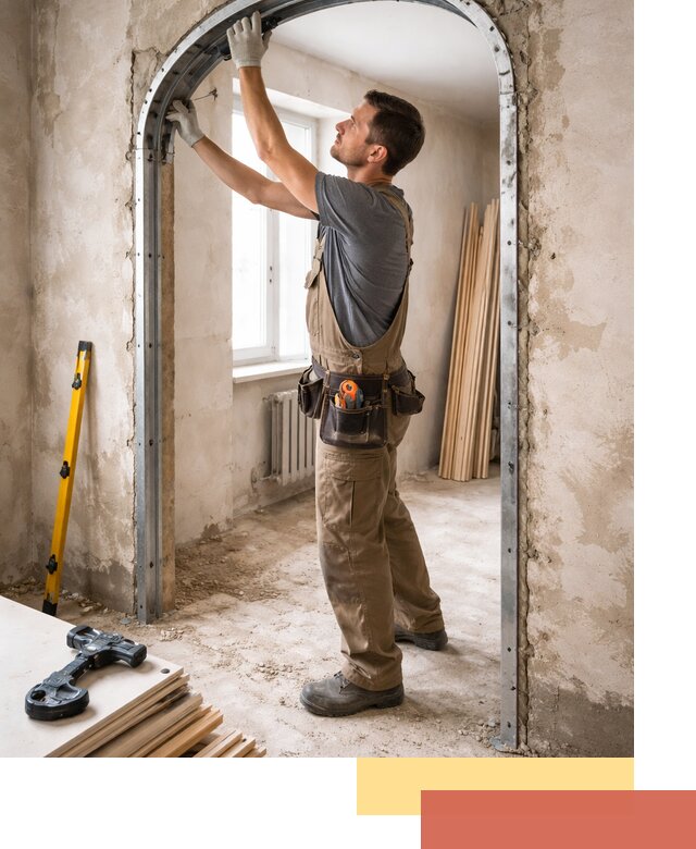 Устройство арочного проема в Канске под ключ