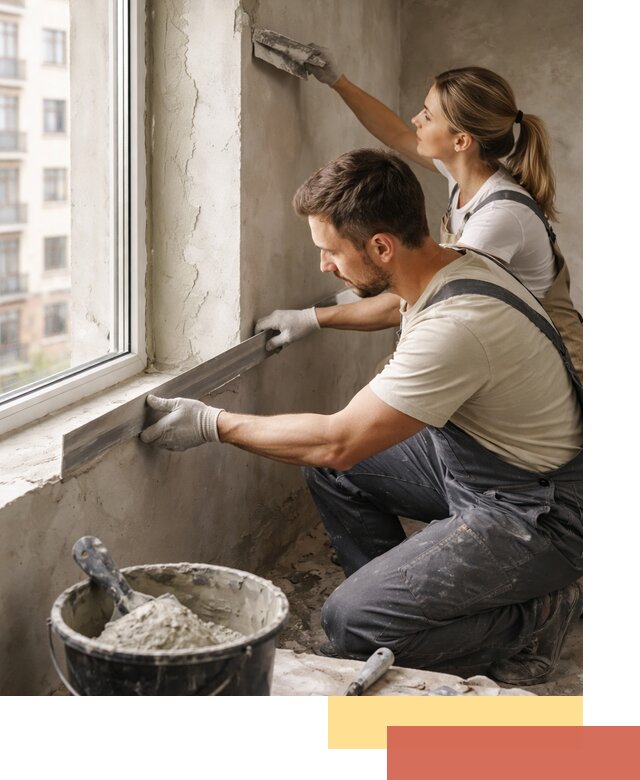 Штукатурка откосов дверей и окон профессионально в Канске