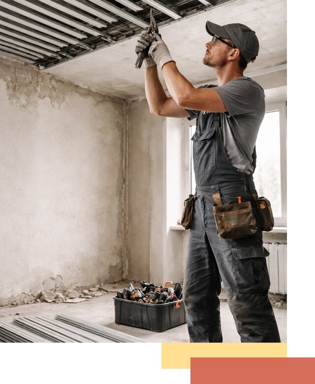 Демонтаж реечного потолка в Канске быстро и аккуратно