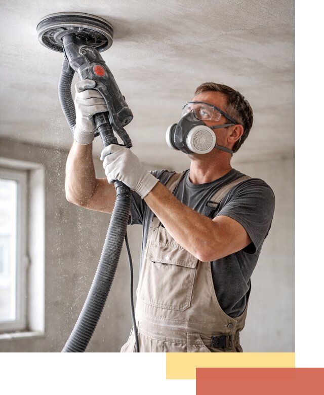 Шлифовка потолка в Канске — качественная подготовка под отделку