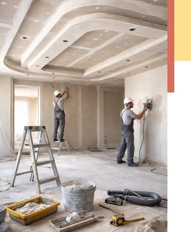 Многоуровневый потолок из гипсокартона в Канске от 820 руб. под ключ | ОТДЕЛОЧНИК-Кнс