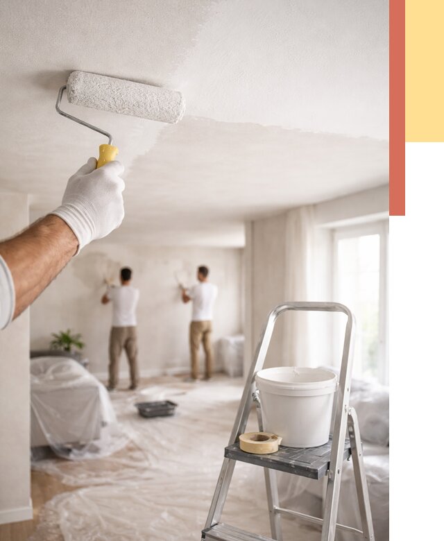 Покраска потолка акриловой краской в Канске от 2732 руб. | ОТДЕЛОЧНИК-Кнс