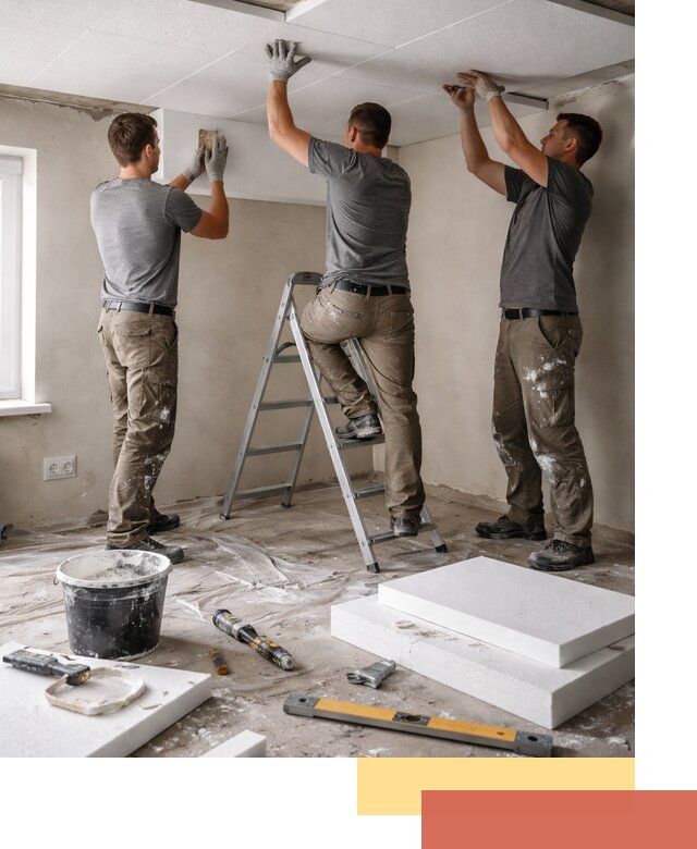 Утепление потолка пенопластом в Канске быстро и качественно