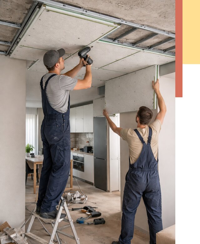 Шумоизоляция потолка панелями зипс в Канске от 2022 руб. под ключ | ОТДЕЛОЧНИК-Кнс